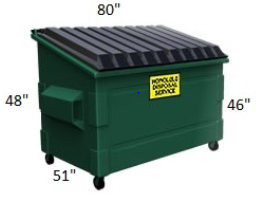 4 Cubic Yard Container